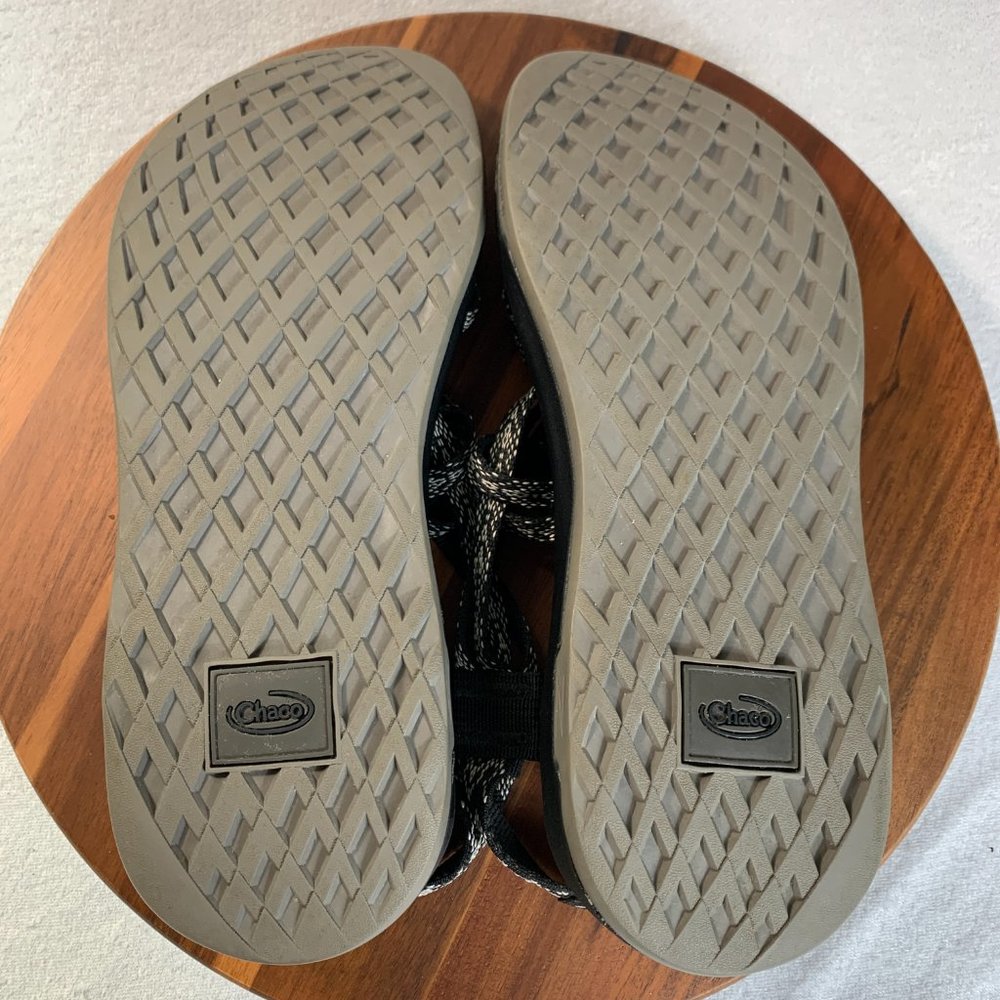 CHACO Womens ZX2 Classic Strappy Sandals Shoes Size 39 Black/White Outdoor - Picture 7 of 7